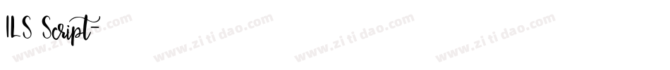 ILS Script字体转换
